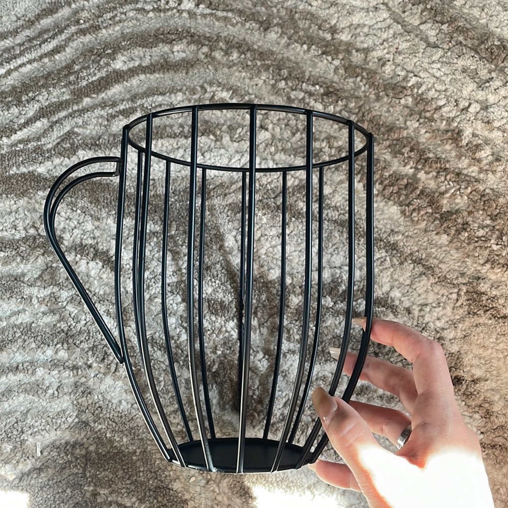 Coffee pod holder/ coffee bar decor